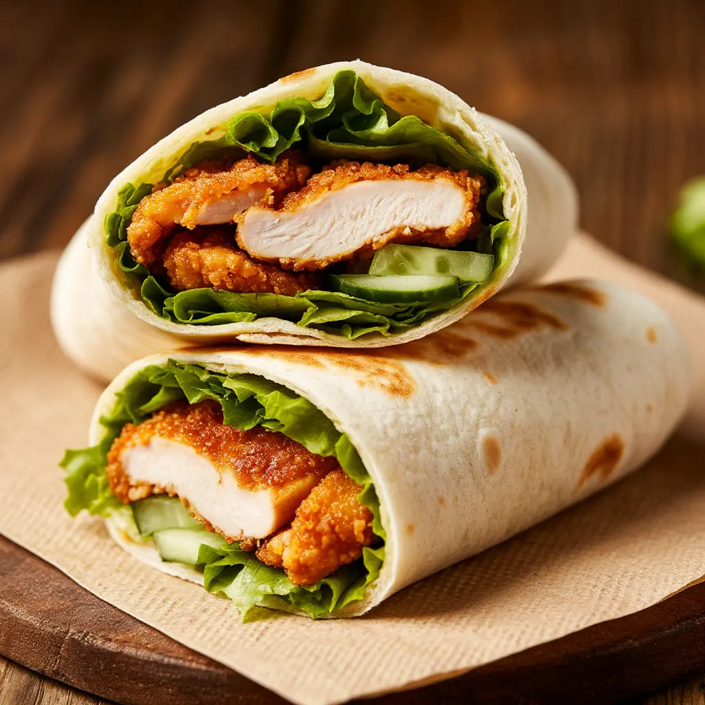 Zesty Chicken Wrap