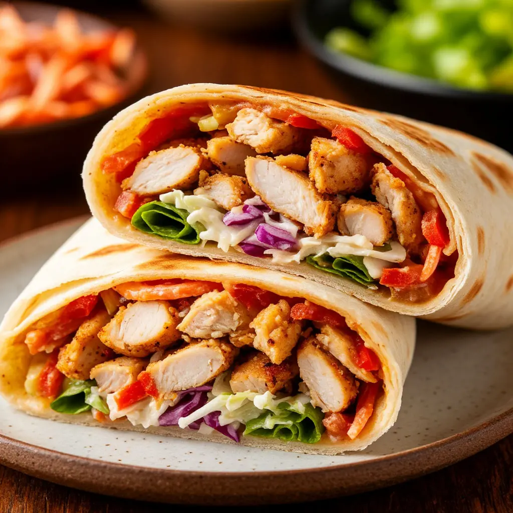 Zesty Chicken Wrap