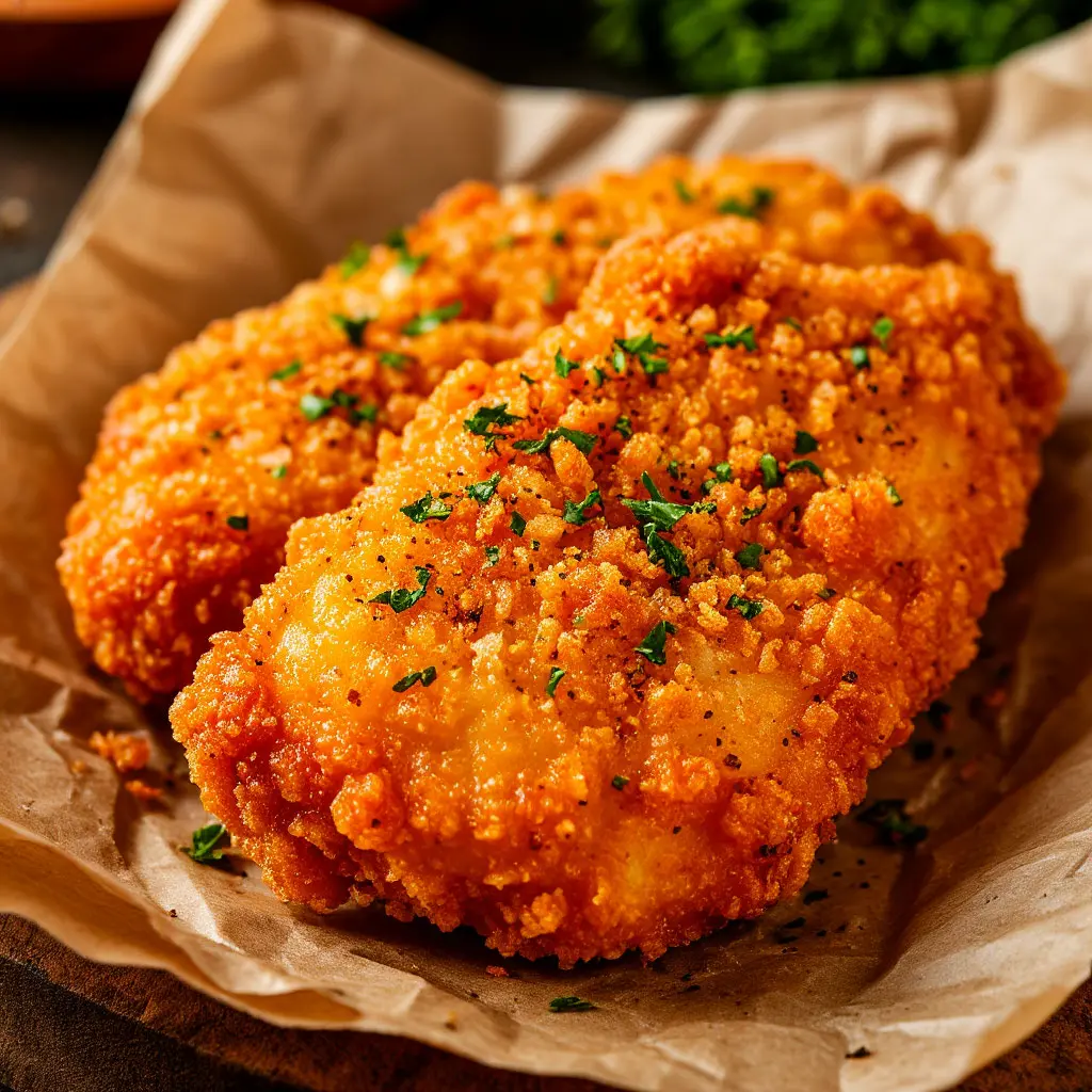 Crispy Chicken Close-Up